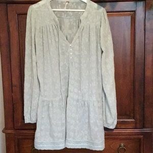 Free People boho embroidered dress Sz XS